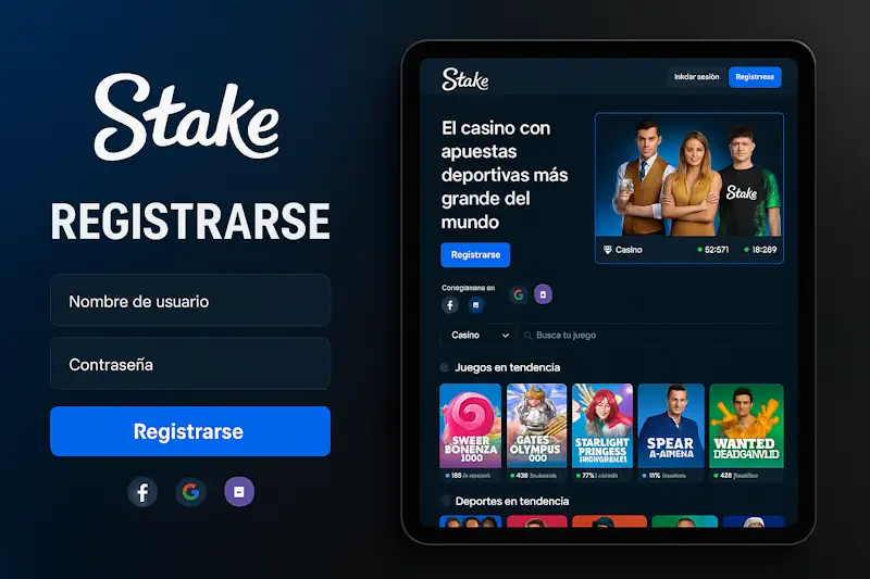 Guía paso a paso para Stake registrarse